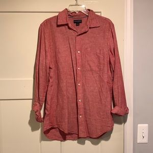 Banana Republic Linen Button Down Top